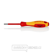 Elektrikářský VDE šroubovák PZ 0 na zapuštěné šrouby Knipex 98 25 00 gallery main image