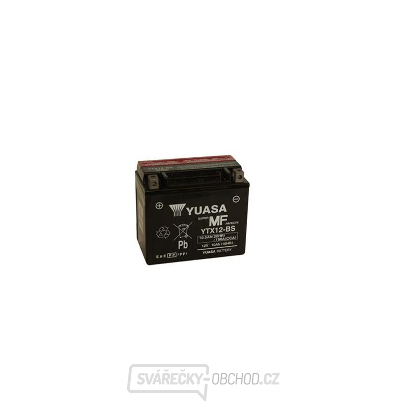 Baterie motocyklová 12V/10Ah YUASA YTX12-BS