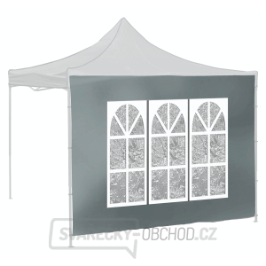 Bočnice pro párty stan WINDOW 2x3m 420D šedá WATERPROOF gallery main image