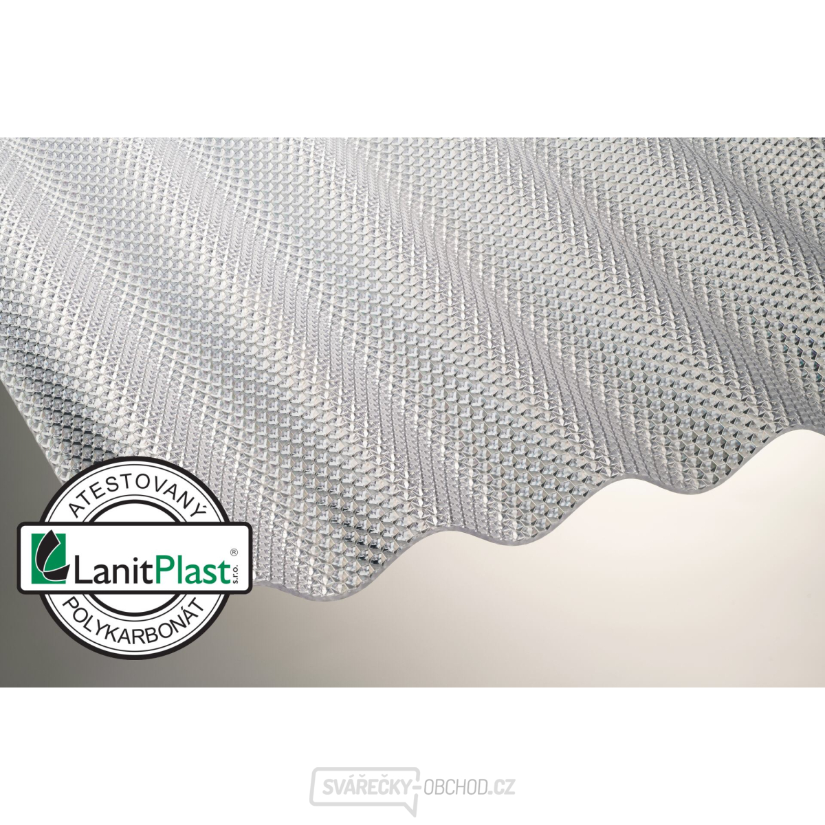 polykarbonátová deska MARLON CSE DIAMOND 2,6 mm 1,045x4 m čirá LG3406
