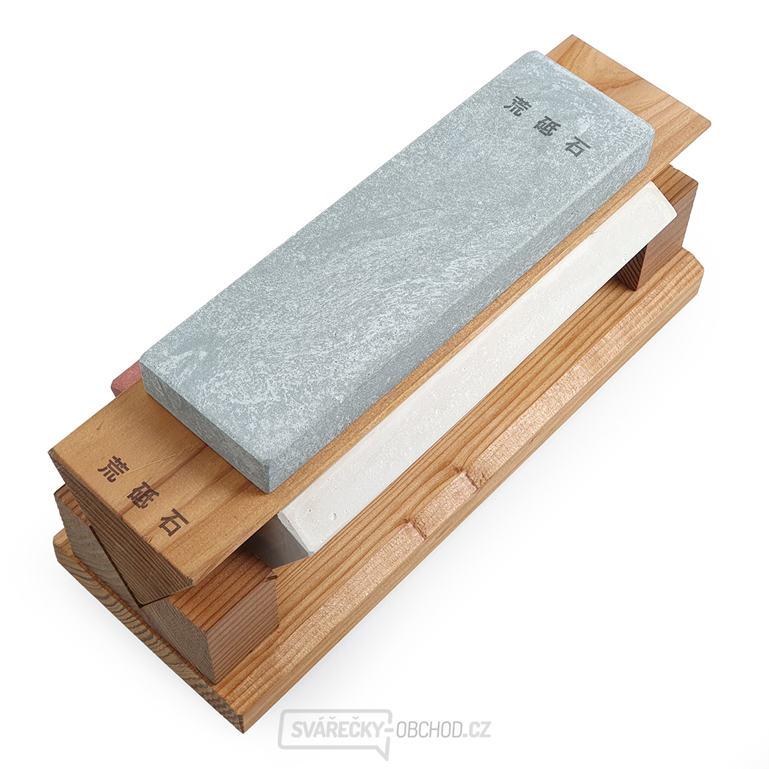 Sada japonských brusných kamenů SANYO - zrnitost 250, 1000 a 4000