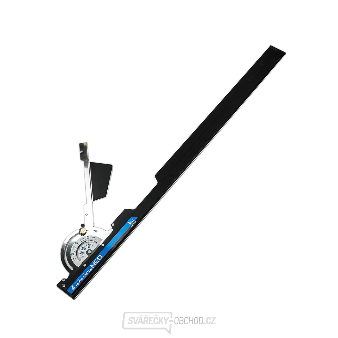 Japonská vodící lišta a úhloměr SHINWA Free-Angle NEO 100 cm pro kotoučové pily