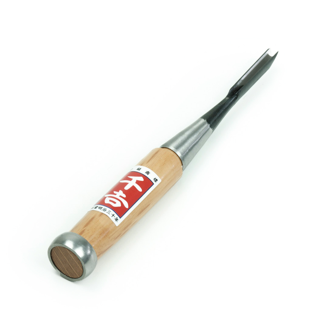 Japonské řezbářské dláto SENKICHI s V čepelí - 6 mm 5115