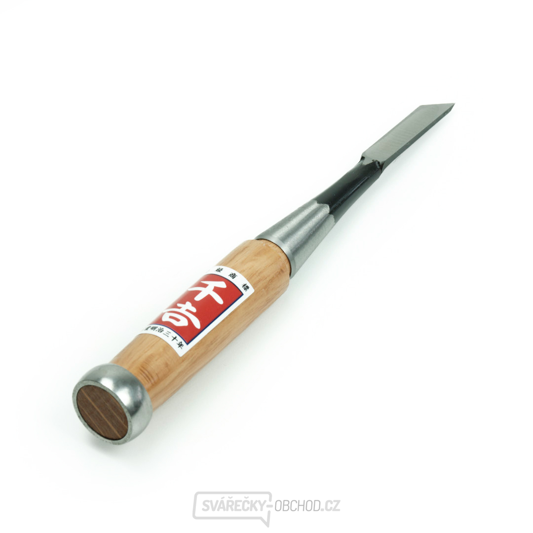 Japonské řezbářské dláto SENKICHI se šikmou čepelí - 9 mm