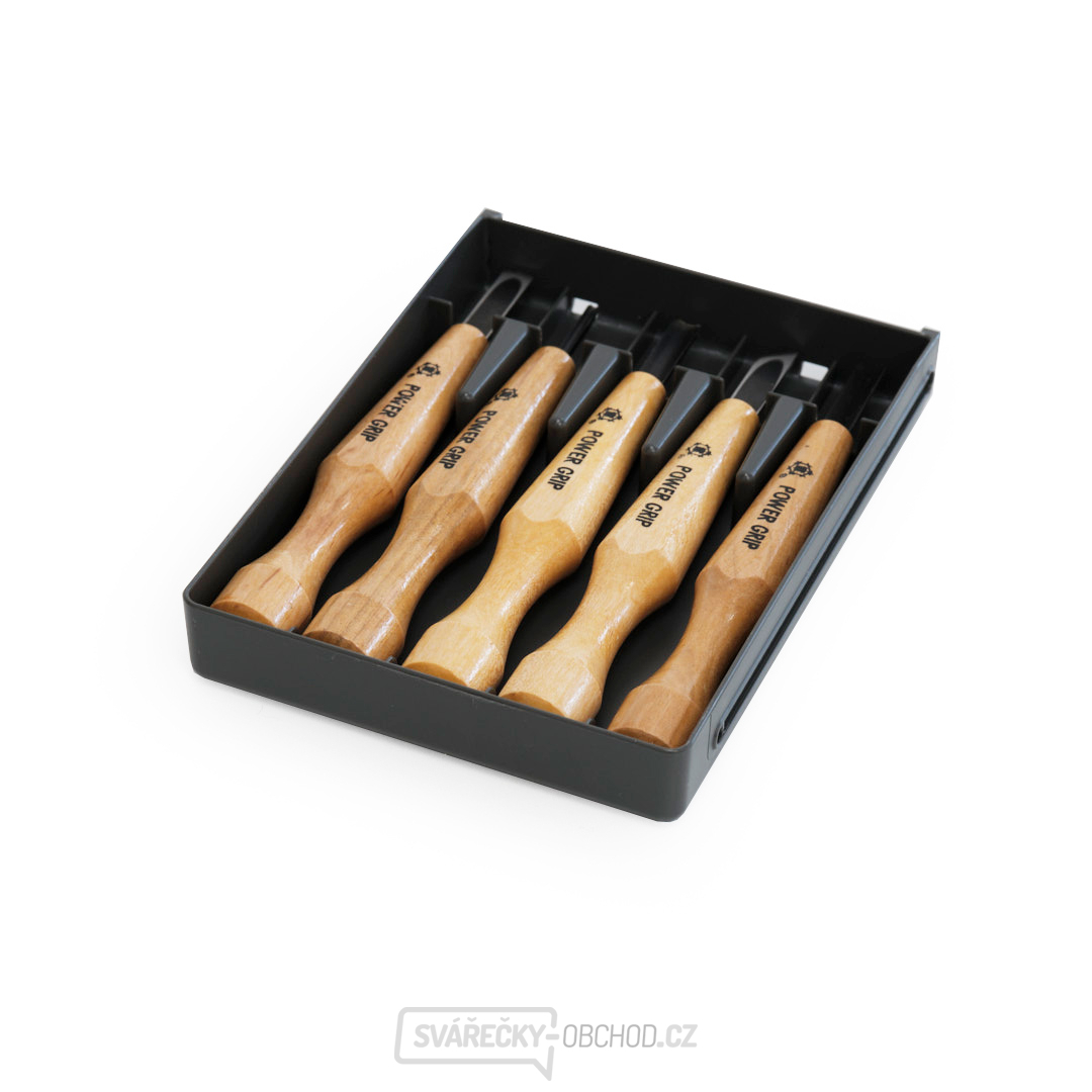 Sada řezbářských dlát MIKISYO Power Grip Black - 5 kusů Sada řezbářských dlát MIKISYO Power Grip Black - 5 kusů gallery main image