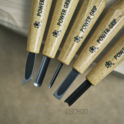 Sada řezbářských dlát MIKISYO Power Grip Black - 5 kusů Náhled