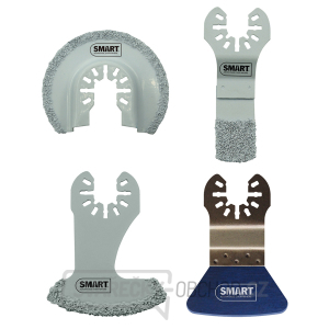 Sada pilových listů a kotoučů SMART TRADE pro čištění spár, lepidla a silikonu - 4 kusy Sada pilových listů a kotoučů SMART TRADE pro čištění spár, lepidla a silikonu - 4 kusy gallery main image