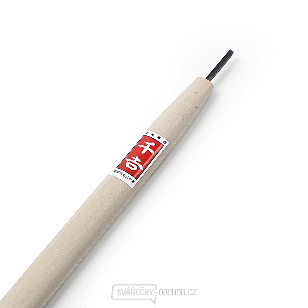 Japonské řezbářské mini-dláto SENKICHI s U čepelí - 3 mm