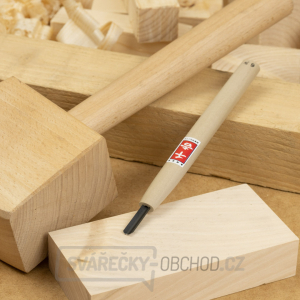 Japonské řezbářské mini-dláto SENKICHI s U čepelí - 6 mm Japonské řezbářské mini-dláto SENKICHI s U čepelí - 6 mm gallery main image