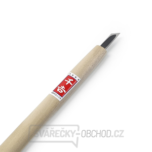 Japonské řezbářské mini-dláto SENKICHI s šikmou čepelí - 7,5 mm Japonské řezbářské mini-dláto SENKICHI s šikmou čepelí - 7,5 mm gallery main image