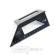 Japonské pokosové pravítko SHINWA 45+90° z polykarbonátu Japonské pokosové pravítko SHINWA 45+90° z polykarbonátu gallery main image