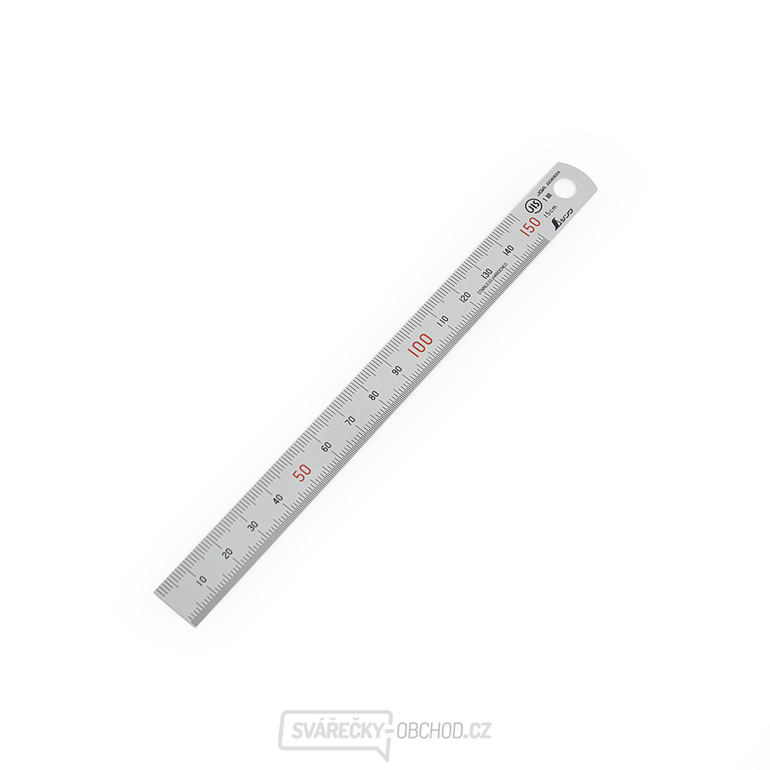 Japonské nerezové pravítko SHINWA s magnetem - 150 mm