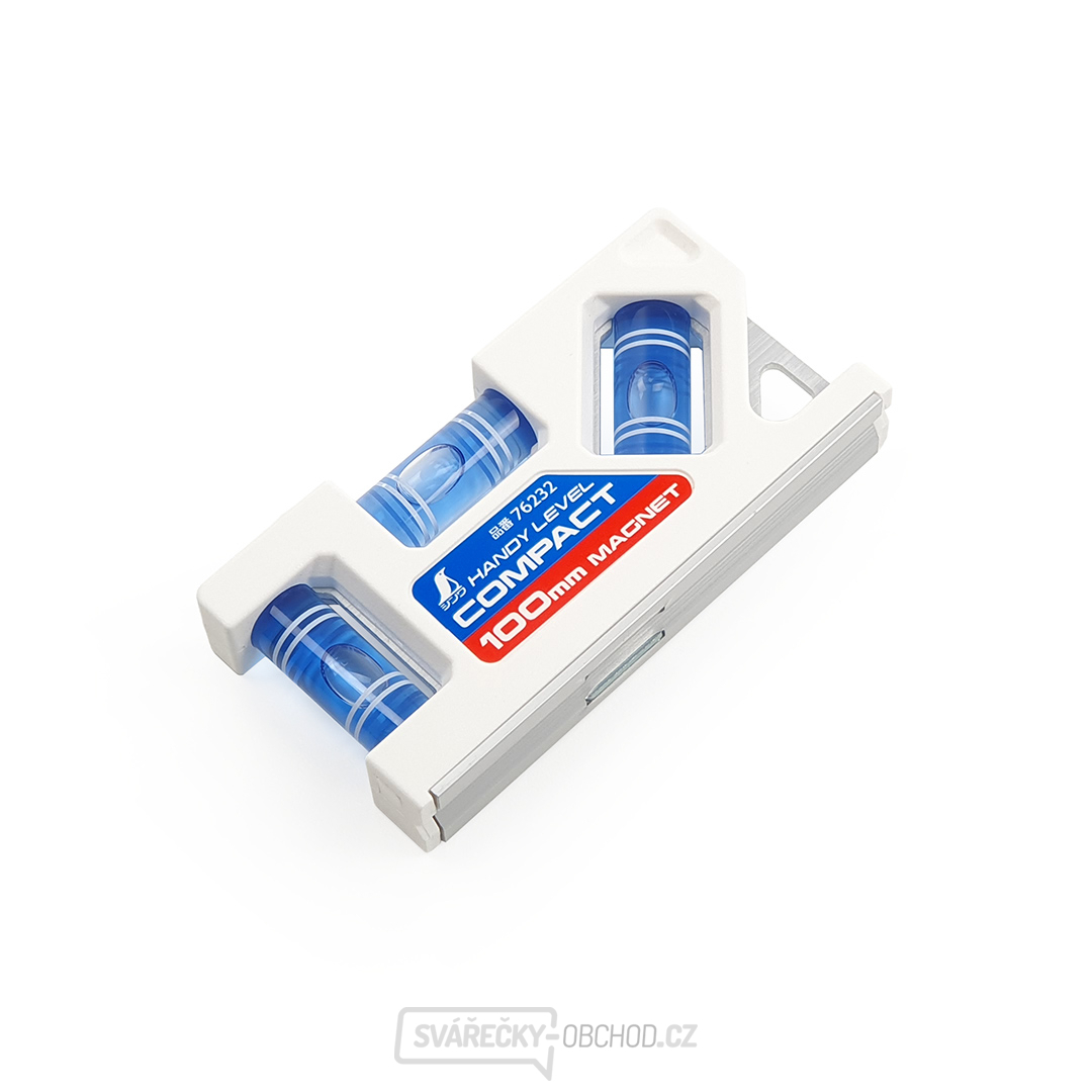 Japonská plastová kapesní vodováha SHINWA s magnetem