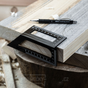 Japonské pokosové pravítko SK11 45 + 90° + 135° z polykarbonátu náhled