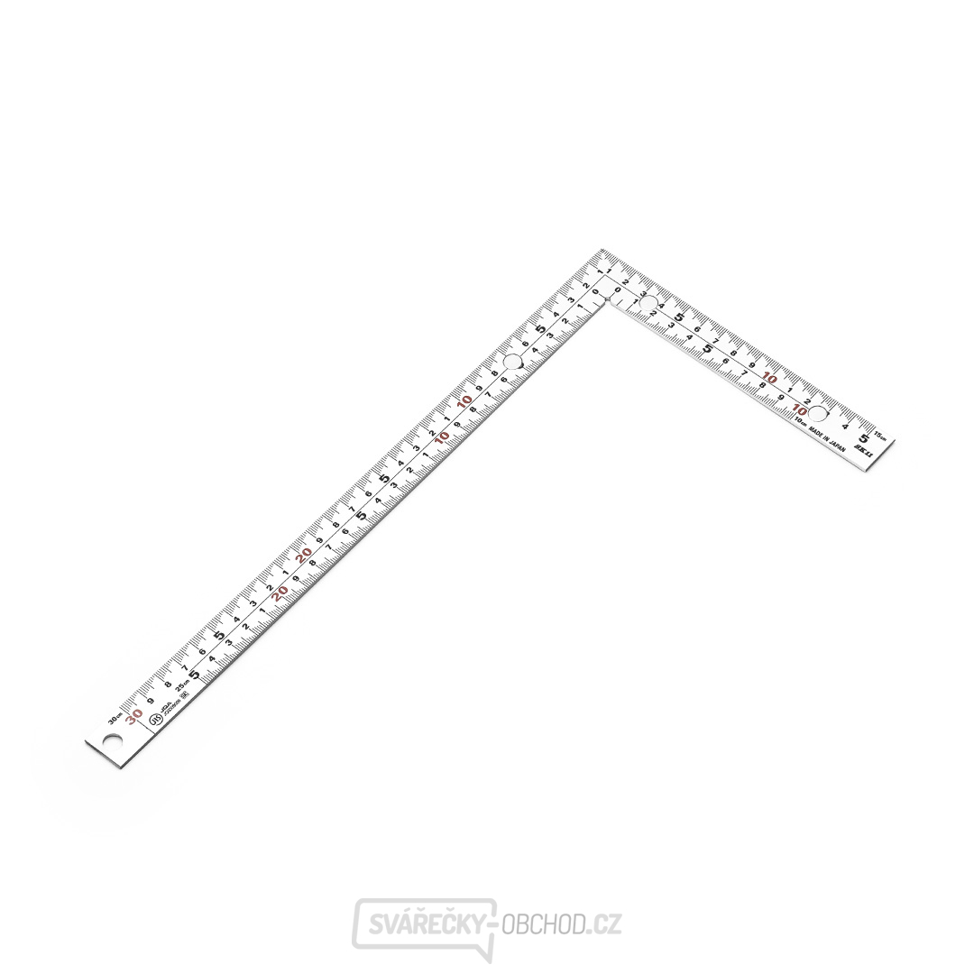 Japonský magnetický lešenářský úhelník  SK11 z nerezové oceli - 300 mm