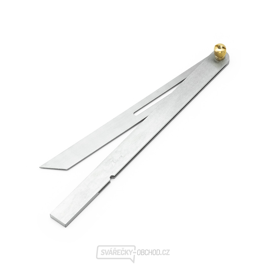 Nastavitelný nerezový pokosník SHINWA s výklopným ramenem - 250 mm