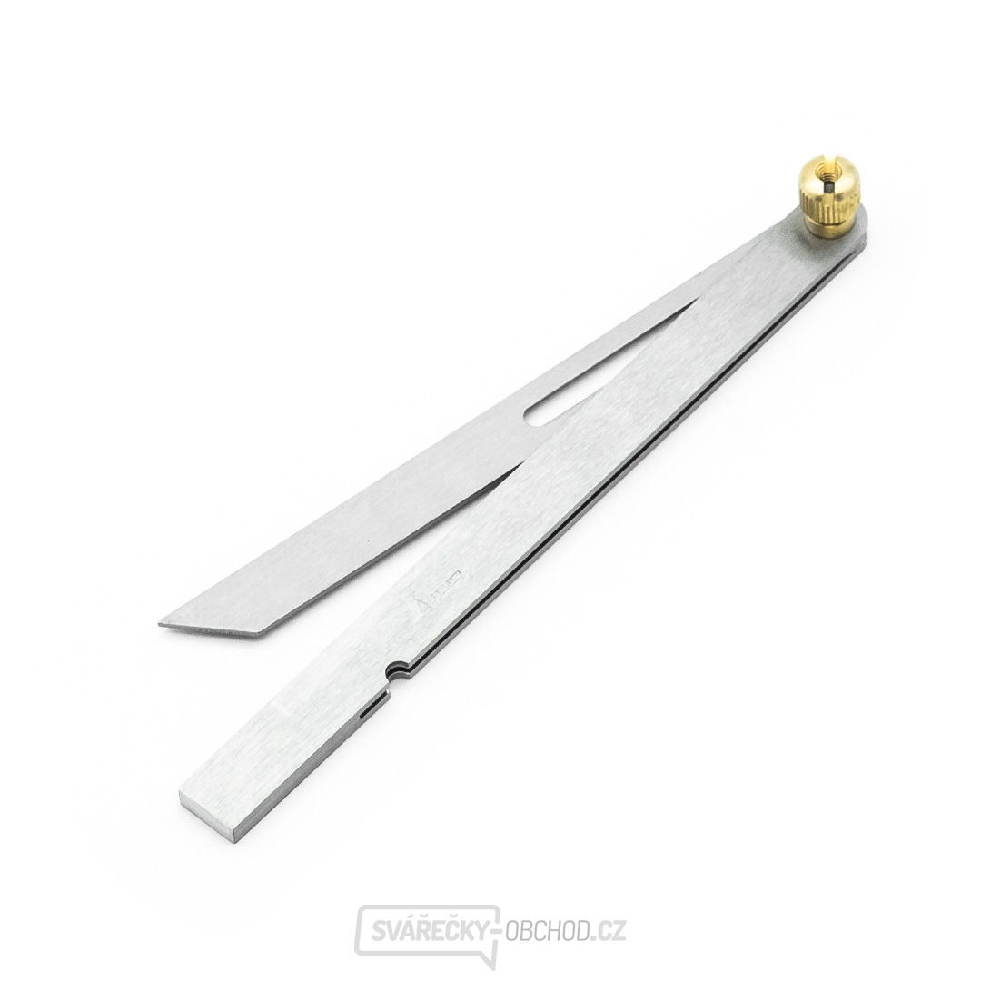 Nastavitelný nerezový pokosník SHINWA s výklopným ramenem - 150 mm