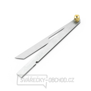 Nastavitelný nerezový pokosník SHINWA s výklopným ramenem - 150 mm Nastavitelný nerezový pokosník SHINWA s výklopným ramenem - 150 mm gallery main image