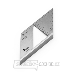 Ocelový úhelník SHINWA 45° s dorazem a vnitřním pravým úhlem Ocelový úhelník SHINWA 45° s dorazem a vnitřním pravým úhlem gallery main image