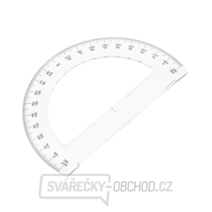 Japonský půlkruhový úhloměr SHINWA z čirého akrylátu 180° - průměr 150 mm Japonský půlkruhový úhloměr SHINWA z čirého akrylátu 180° - průměr 150 mm gallery main image