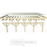 Přístřešek na auto Carport KARIBU CLASSIC 3B 61979 ocelové střešní plechy LG3367 náhled