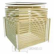 Dřevěný domek KARIBU DICE 3 (92790) natur LG3425 náhled