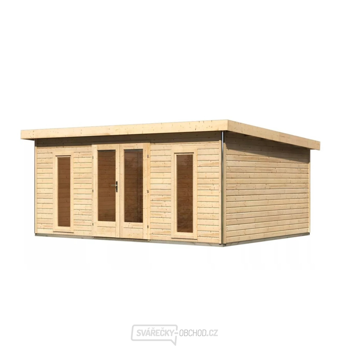 Dřevěný domek KARIBU RADEBURG 4 (31479) natur LG3949 gallery main image