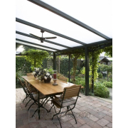 hliníková pergola SKYLUX CLIMALUX 5,0 x 3,0 m antracit + opál PC LG3745 náhled