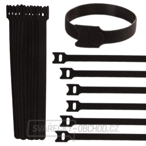 Stahovací páska na suchý zip - organizér kabelů 210mm x 12mm - sada 10ks (1000) Stahovací páska na suchý zip - organizér kabelů 210mm x 12mm - sada 10ks (1000) gallery main image