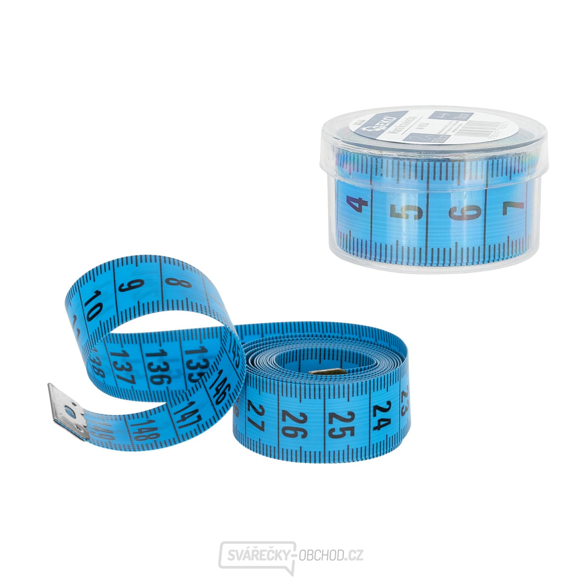 Krejčovský metr 150 cm v kufříku (12/720)