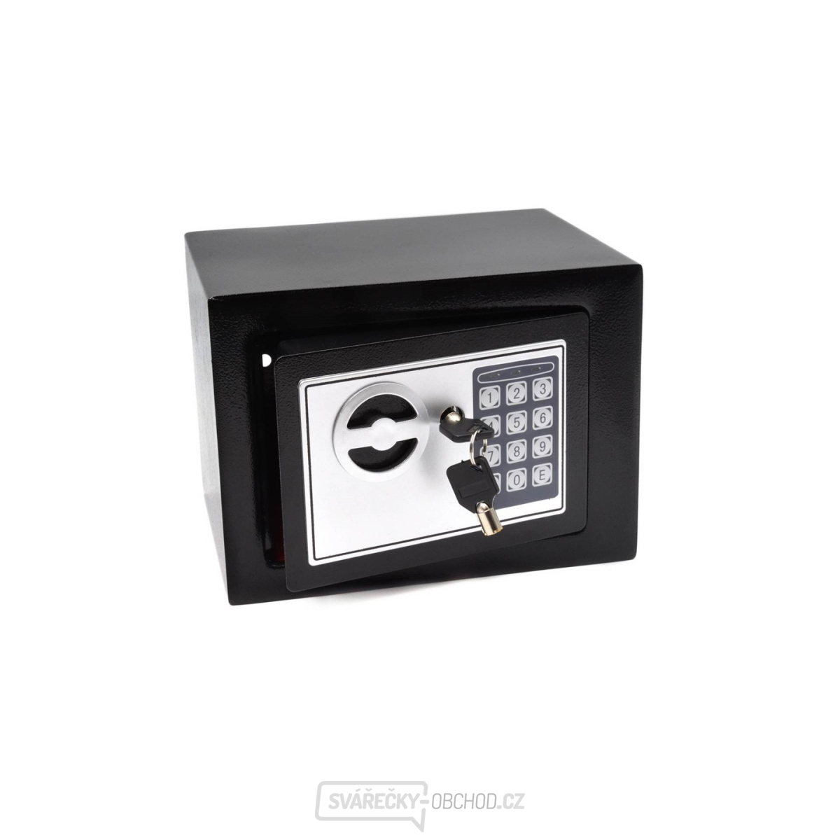 Trezor s kódovým a elektronickým zámkem 21x17x17cm (1)