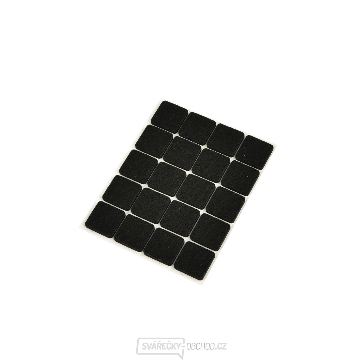 Plstěné podložky pod nábytek obdélníkové 20x20mm 20ks (25/250)