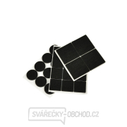 Sada plstěných podložek pod nábytek (černá) - kulaté 25mm a obdélníkové 25x25mm + 40x40mm 28ks(25/250) gallery main image