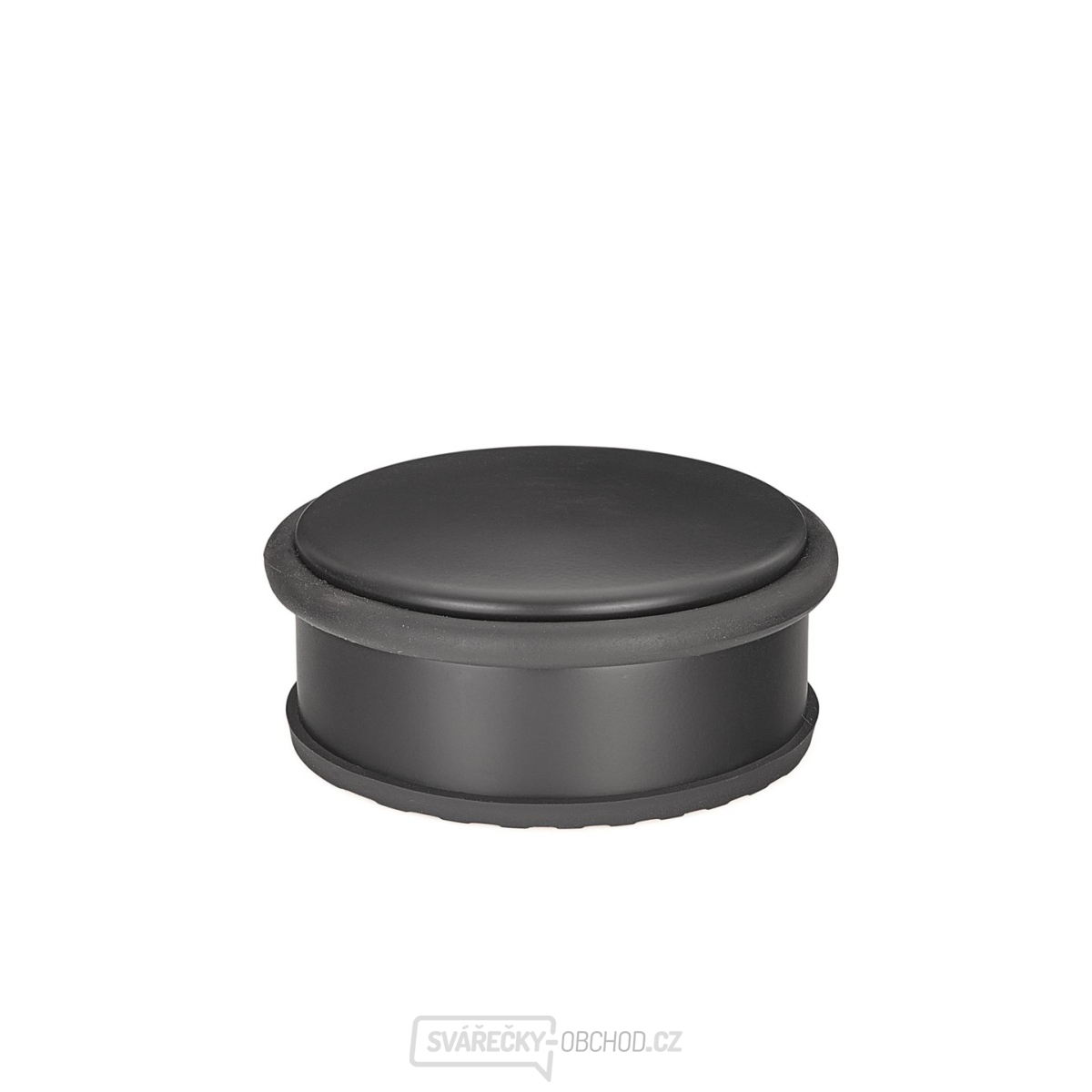 Volně stojící dveřní zarážka - nízká (barva: matná černá) (12)