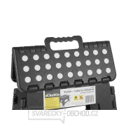 Protiskluzová skládací stolička 150 kg (12) náhled