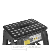 Stolička - protiskluzová skládací stolička velká 150 kg (12) náhled