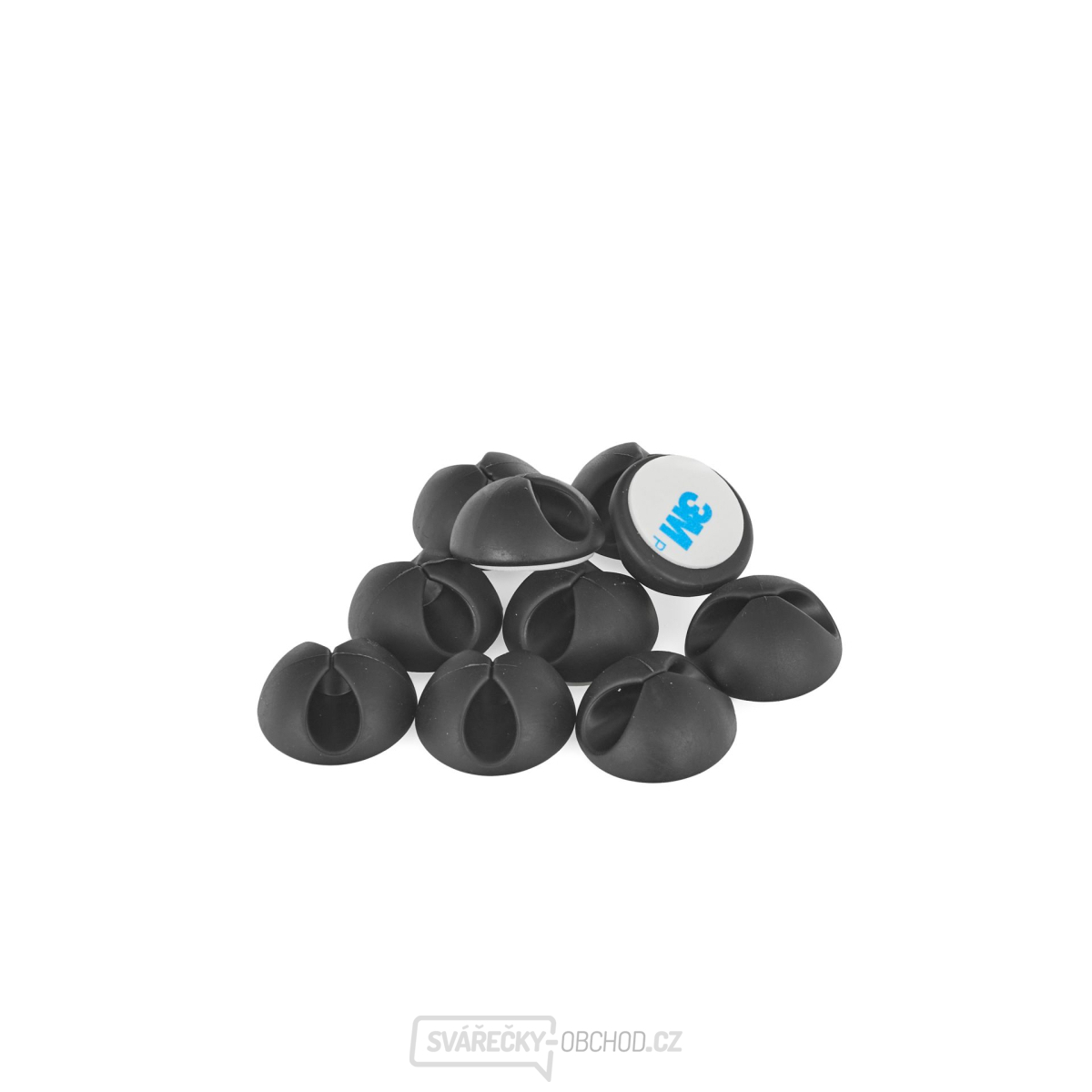 Sada 10 ks organizérů kabelů (28x28 mm) (314)