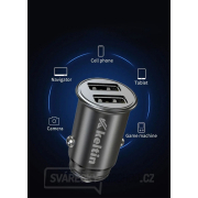 Mini nabíječka do auta s funkcí rychlého nabíjení 24W 4,8A (100) Mini nabíječka do auta s funkcí rychlého nabíjení 24W 4,8A (100) náhled