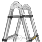 Hliníkový teleskopický žebřík kloubový 5m 150kg (1) náhled