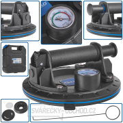 Vakuová přísavka na sklo s manometrem 200 mm 170 kg (10) Vakuová přísavka na sklo s manometrem 200 mm 170 kg (10) gallery main image