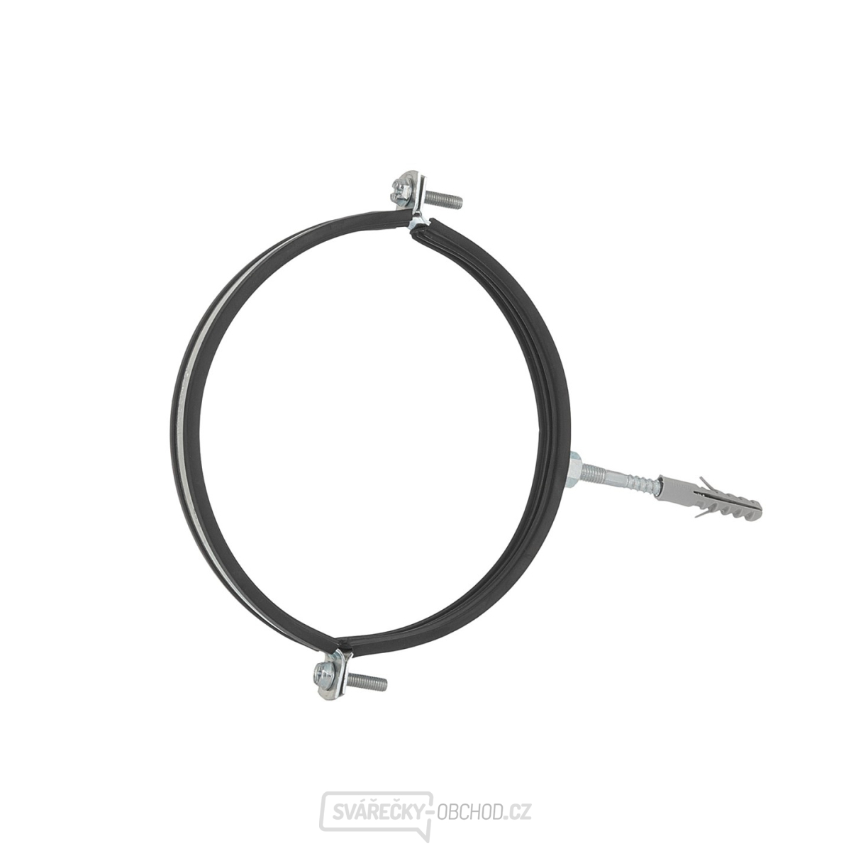 Kovový držák s gumou pro 8" trubky 200-212 mm (50)