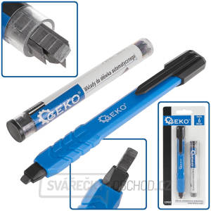 Automatická stavební tužka - tesařská/zednická + 6 náplní (250) Automatická stavební tužka - tesařská/zednická + 6 náplní (250) gallery main image