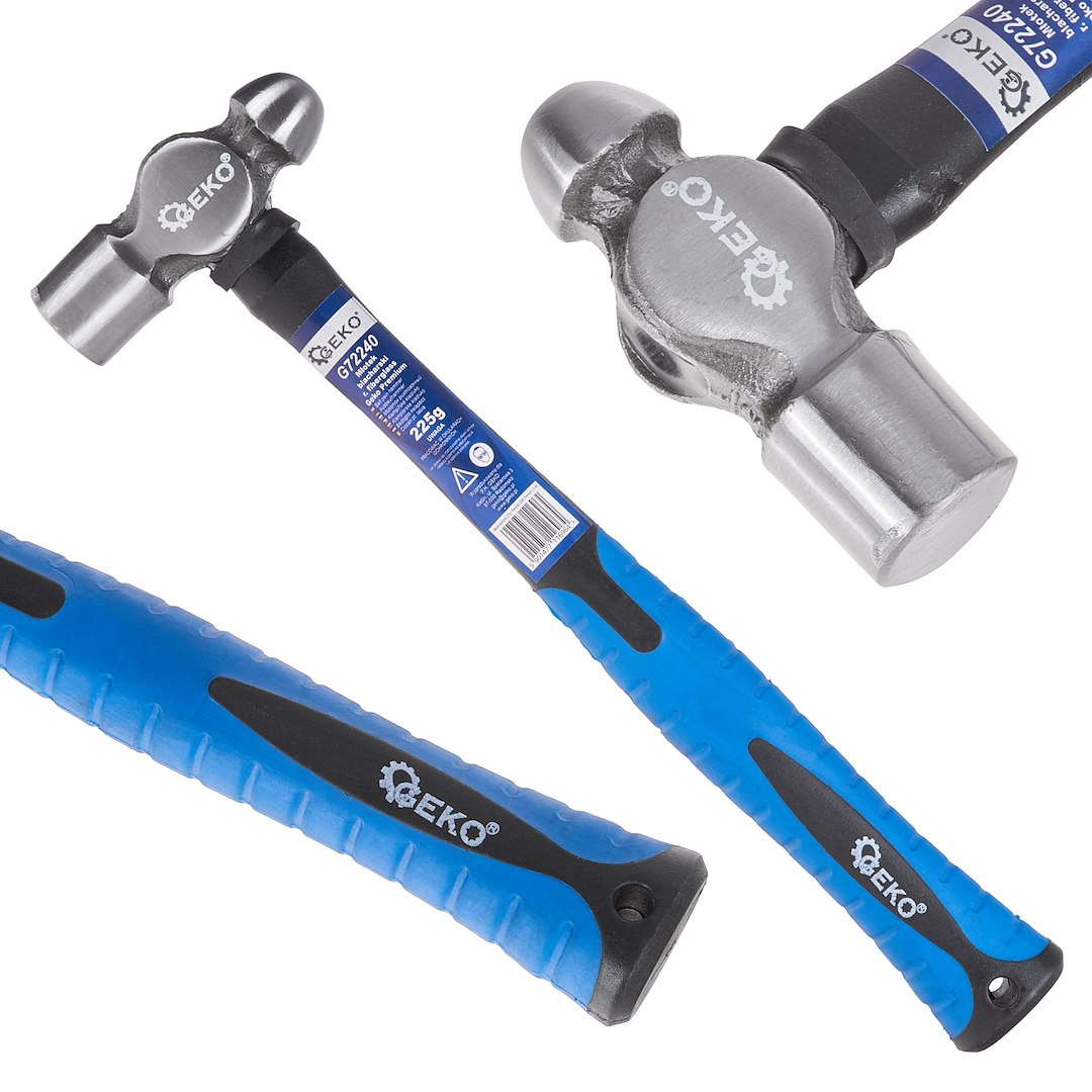 Cínové kladivo 225g r.sklolaminát GEKO Premium(12/36) G72240