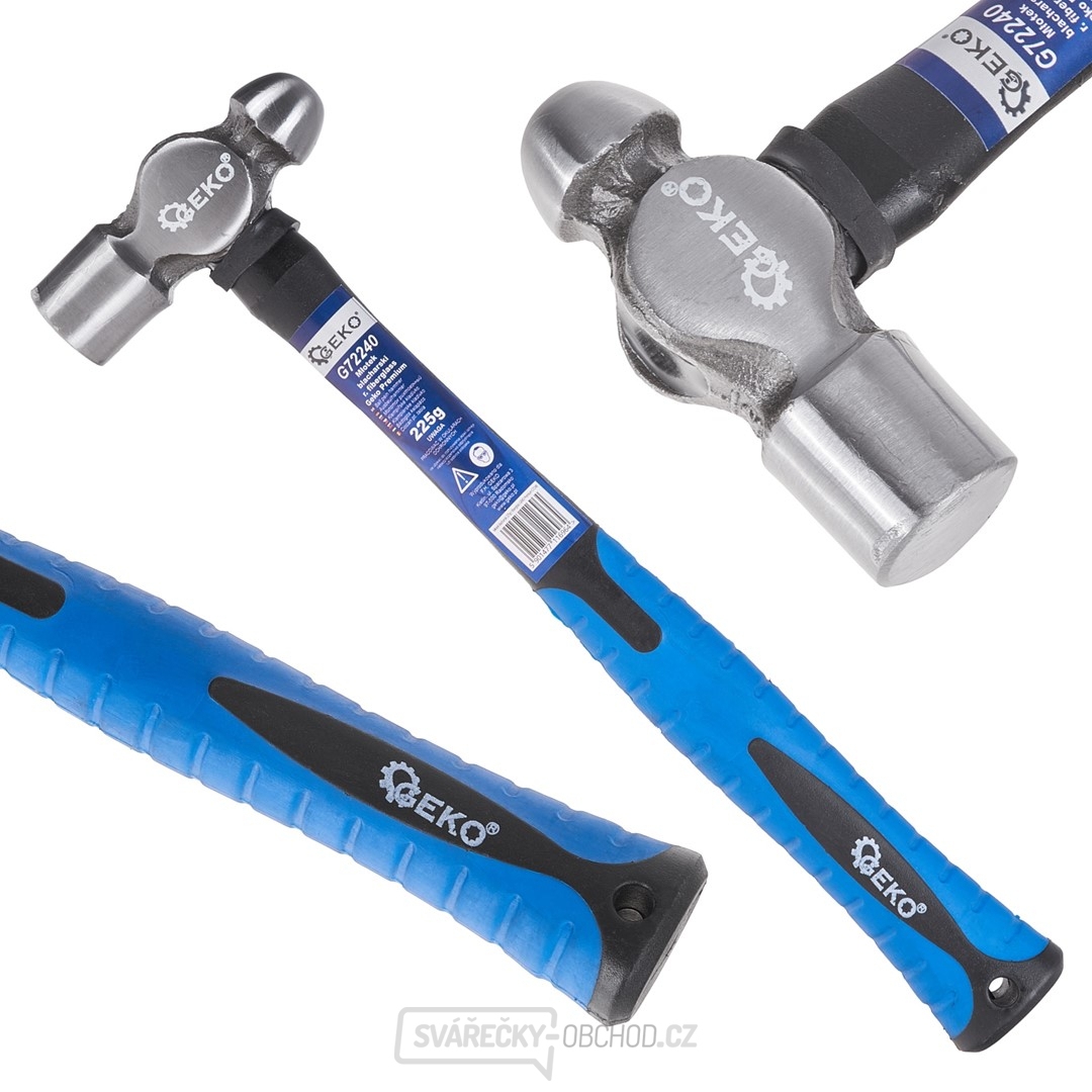 Cínové kladivo 225g r.sklolaminát GEKO Premium(12/36)