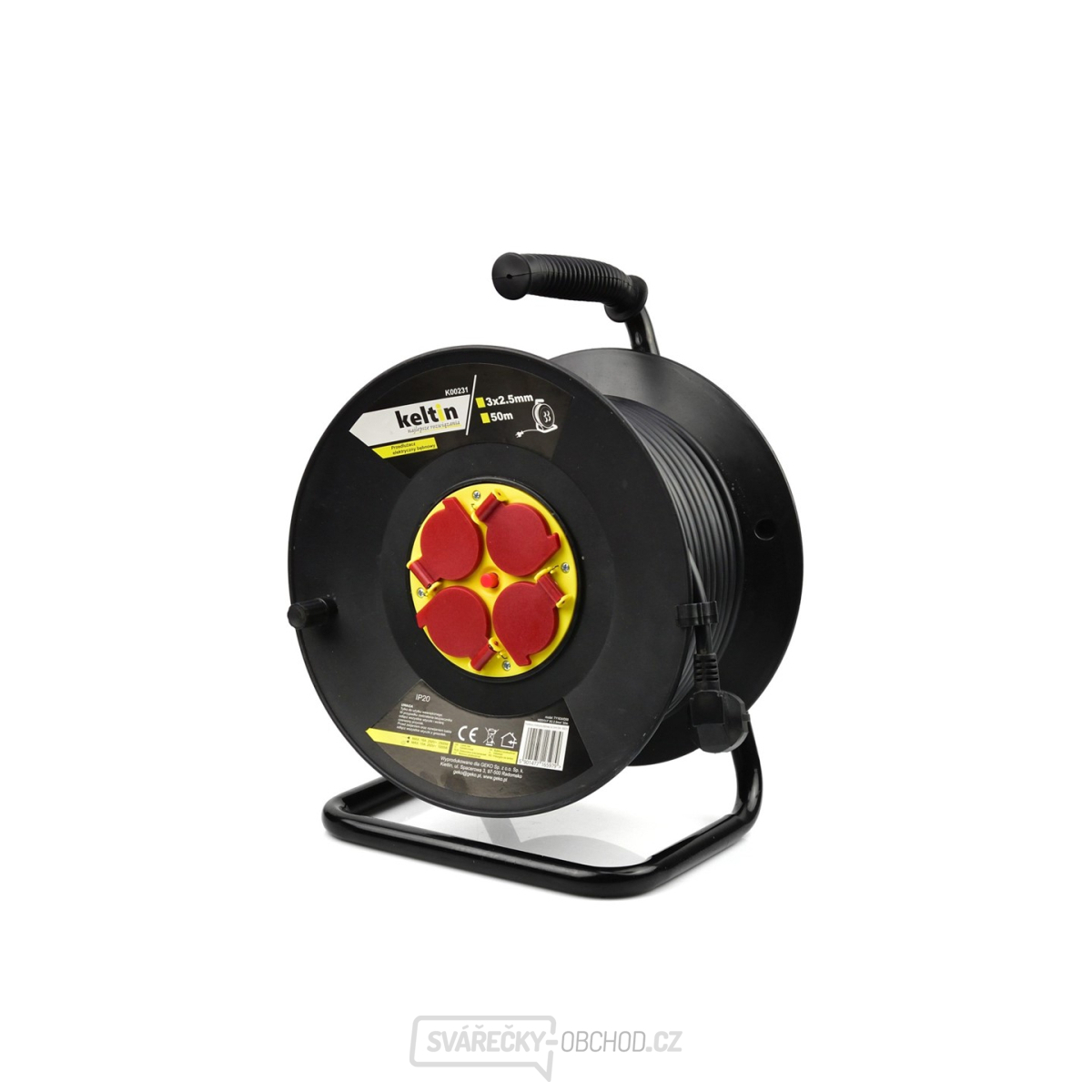 Naviják elektrického prodlužovacího kabelu 3x2,5 mm 50 m (2)