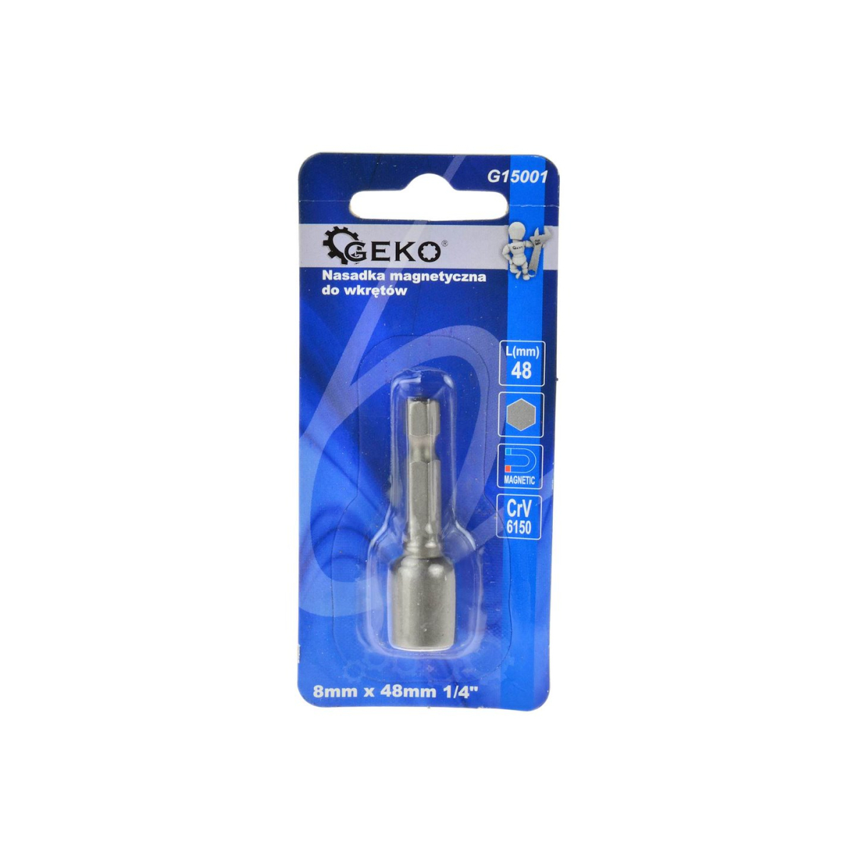 GEKO Magnetická krytka pro šrouby 1/4 8mmx48mm /Farmer type/(200) G15001