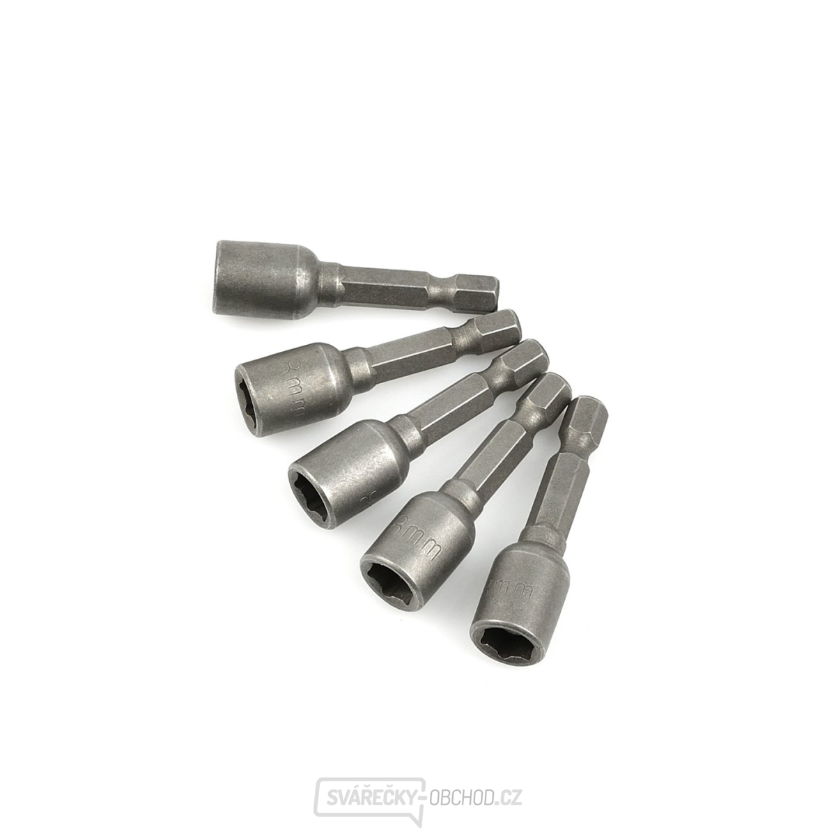 Magnetické nástrčné hlavice pro šrouby 8mmx48mm 1/4" 5ks. (100)
