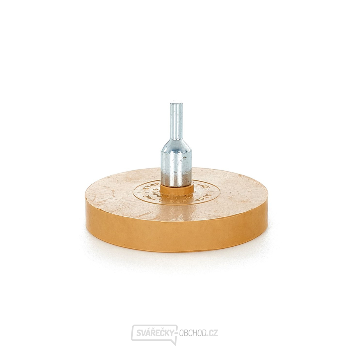 Gumový kotouč na odstraňování lepidla + adaptér (měkký) (100)