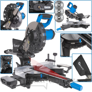 Pokosová pila s posuvem 2000W 255mm (1) Pokosová pila s posuvem 2000W 255mm (1) gallery main image