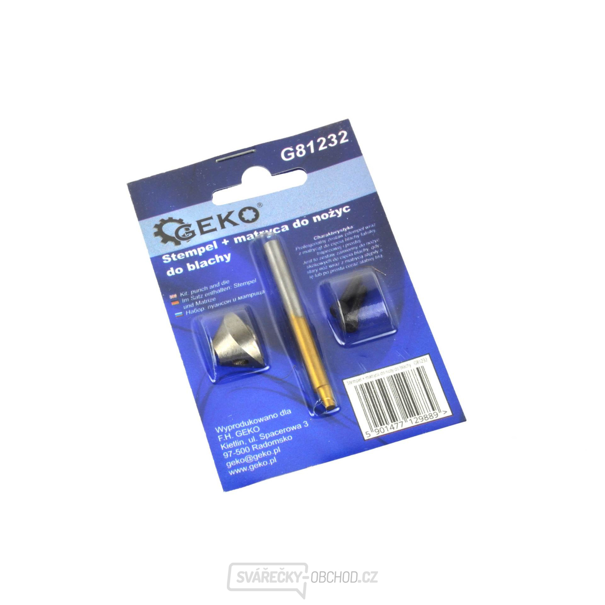 Razítko + raznice na nůžky na plech (600) Razítko + raznice na nůžky na plech (600) gallery main image